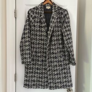 MELLODAY Black and White Coat/Long Blazer